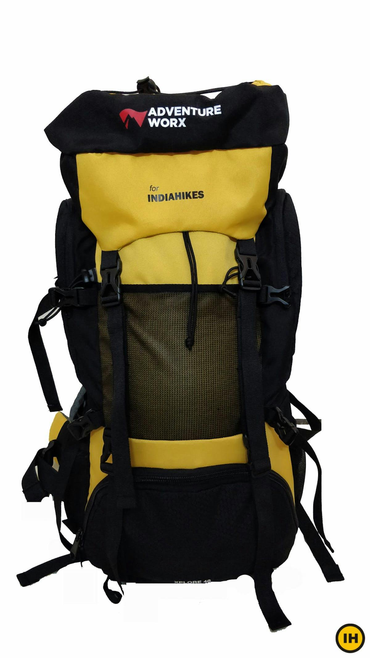 Adventure Worx for Indiahikes Backpack, trekking backpack, trek backpack, indiahikes rentals, rental backpack